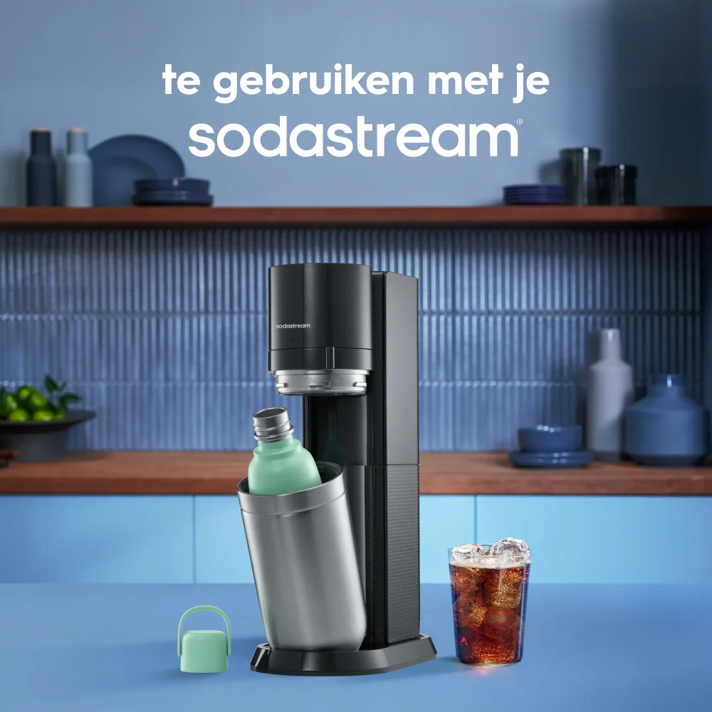 Fizz&go™ rvs fles - Mint - Image 3